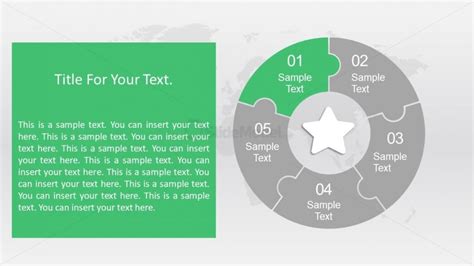 Free Animated Five Segments Puzzle Diagram Slidemodel