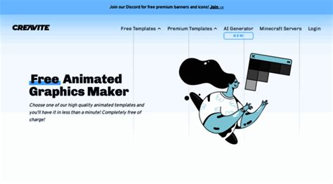 Free Animated Graphics Maker Creavite.