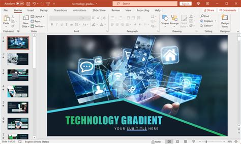 Free Animated PowerPoint Templates Mac Technology Pinterest