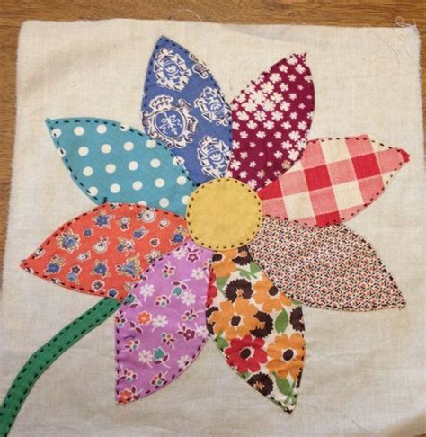 Free Applique Flower Quilt Block Patterns