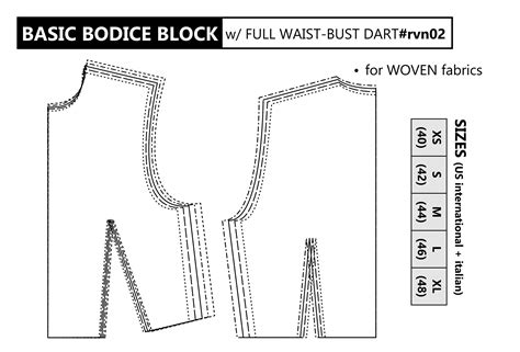 Free Basic Bodice Pattern Free Bodice Pattern Pattern Collections