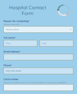 Free Basic Contact Form Template 123FormBuilder
