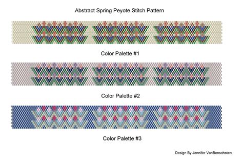 Free Basic Peyote Stitch Patterns And Pattern Maker Tools