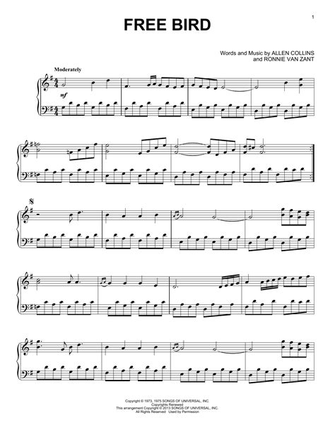Free Bird Sheet music for Piano (Solo)
