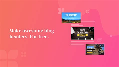 Free Blog Banner Maker Create Blog Headers In Style Picmaker