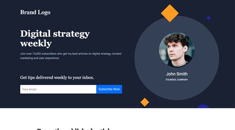 Free Blogger Landing Page Template ConvertFlow