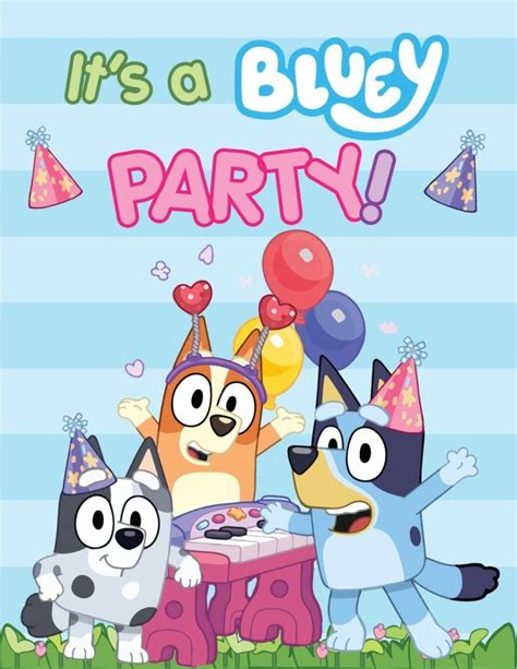 Free Bluey Birthday Printables