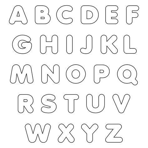 Free Alphabet Printables – Letters, Worksheets, Stencils & ABC