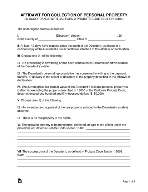 Free California Fillable Probate Forms Fillable Forms Free