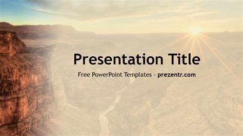 Free Canyon Powerpoint Template Prezentr Powerpoint Templates