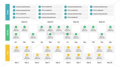 Free Card Scheduler PowerPoint Timeline Templates SlideModel