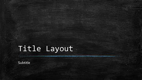 Free Chalkboard Powerpoint Templates