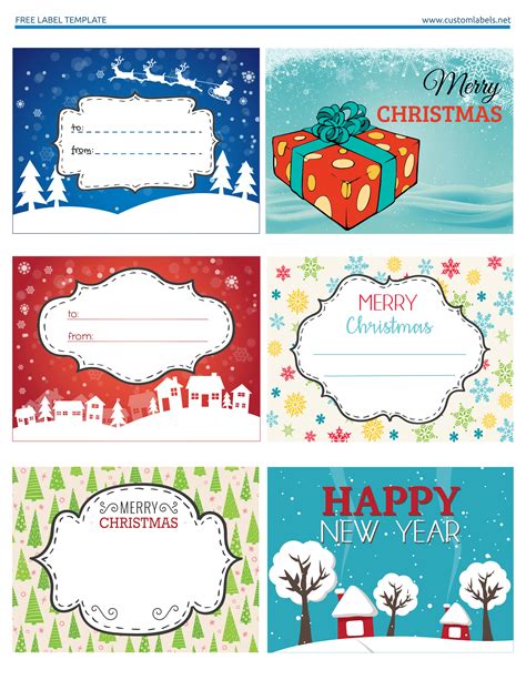 Free Christmas Labels Printable
