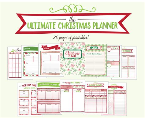 Free Christmas Planner Printables