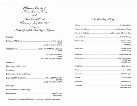 Free Church Program Template Microsoft Word Of Church Program Template