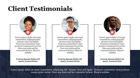 Free Client Testimonials for PowerPoint