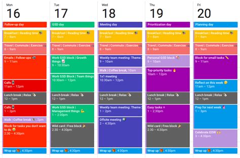 Free Color Code Calendar Month View Calendar Template 2022