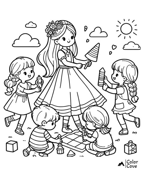 Piano Keys Coloring