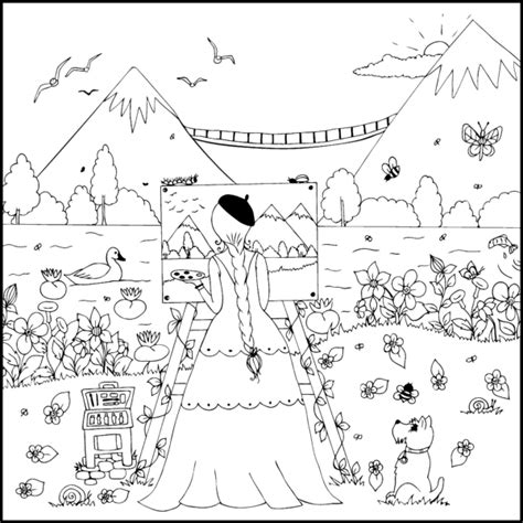 Simple Coloring Sheet