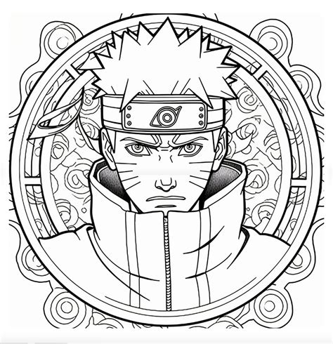 Free Coloring Pages Naruto