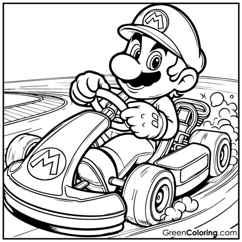 Free Coloring Pages Of Mario