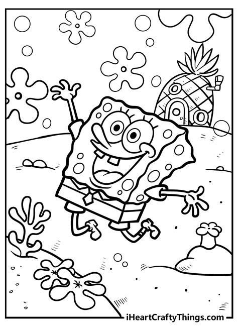 Free Coloring Pages Spongebob Coloring Pages