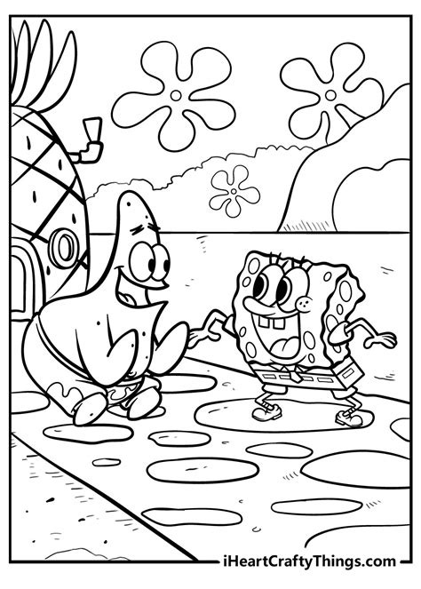 Free Coloring Pages Spongebob Online Coloring And Malvorlagan