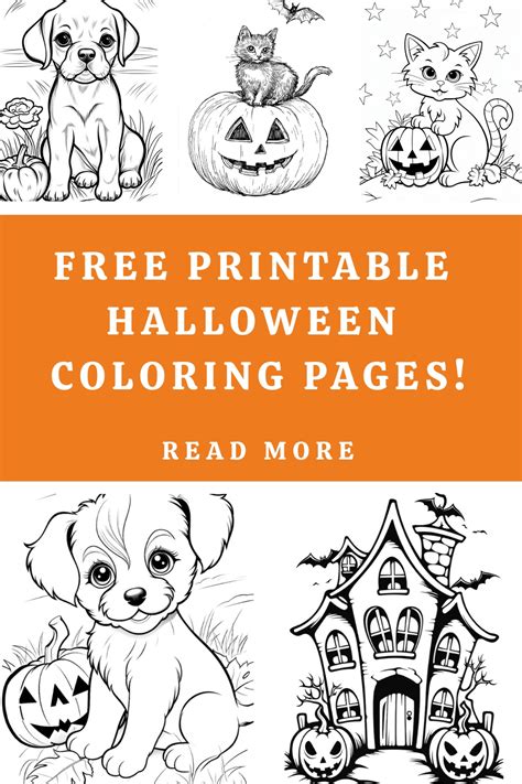 Free Coloring Sheets Halloween