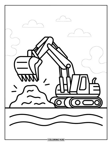 Free Construction Coloring Pages