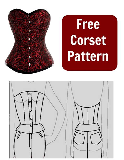 Free Corset Pattern My Handmade Space