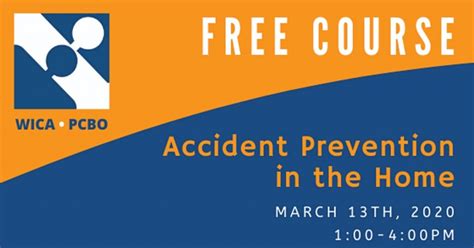 Free Course Accident Prevention in the Home PCBOWICA
