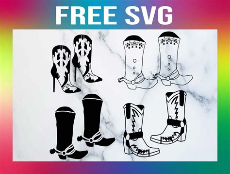 Free Cowboy Boot SVG - DOMESTIC HEIGHTS