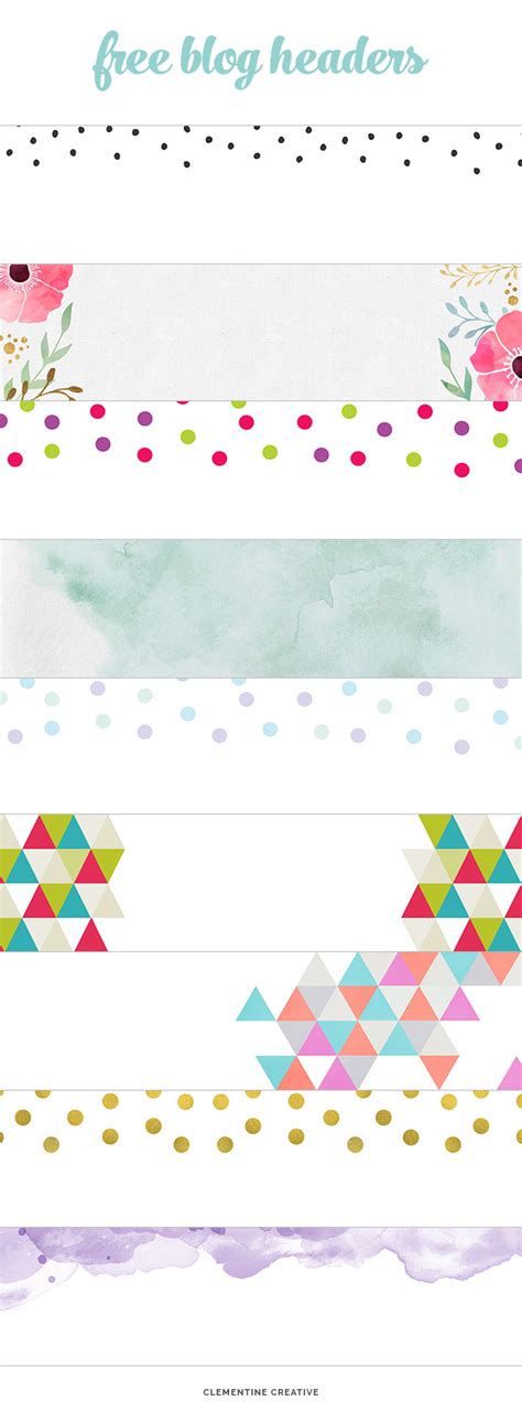 Free Creative Blog Headers To Download Blog Header Blog Header Design Creative Blog