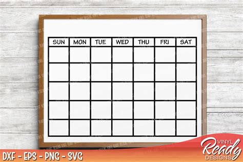 Free Cricut Calendar Templates