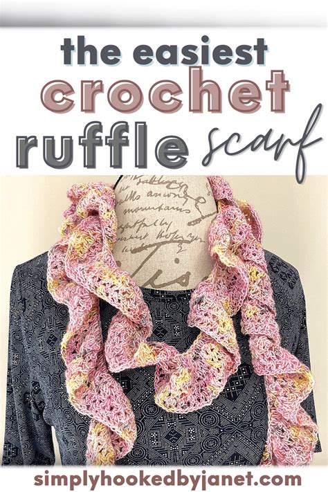 Free Crochet Pattern Ruffle Scarf Crochet Patterns Tutorials And