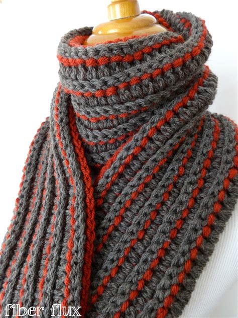 Free Crochet Pattern...The Every Man Scarf Fiber Flux...Adventures in