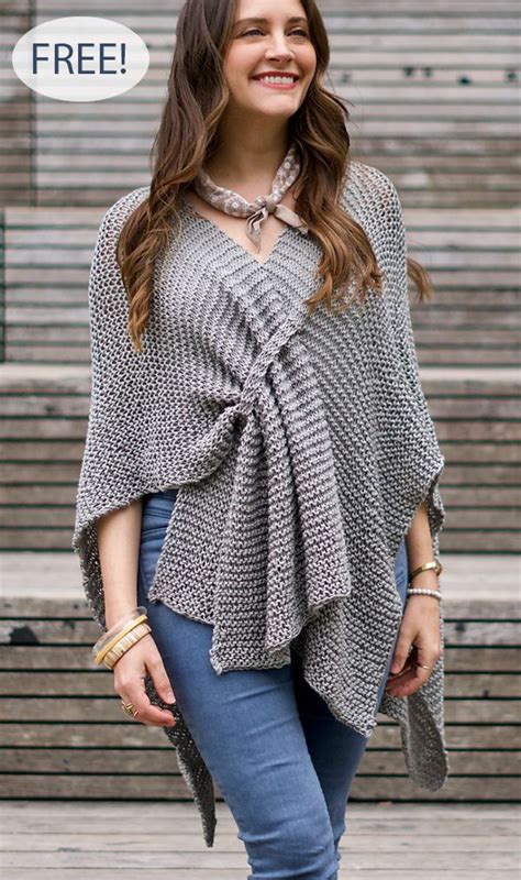 Free Crochet Ruana Pattern