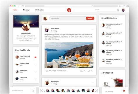 Free Css Templates For Social Networking Websites 38+ Social Media