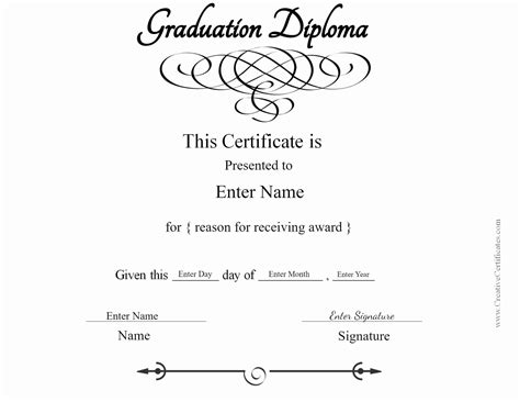 Free Customizable Printable Diploma Template