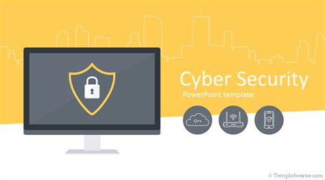 Free Cyber Security Lessons Powerpoint Template Designhooks