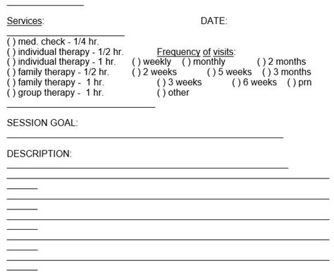 Free DAP Notes Templates and Examples (MS Word) Best Collections