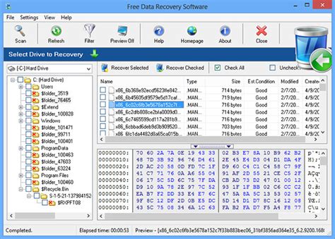 Free Data Recovery Software 2.7.0.77 Display Captures 1