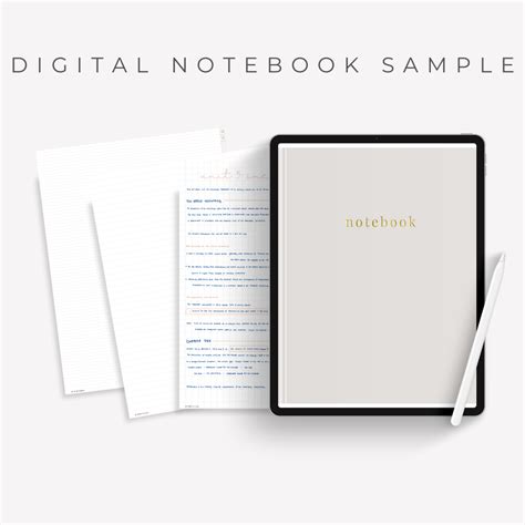 Free Digital Notebook for Goodnotes & Other PDF Readers Make Breaks