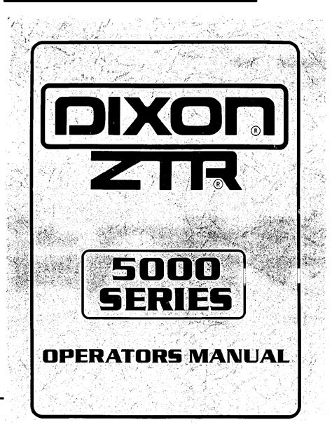 Free Dixon User Manuals ManualsOnline.com