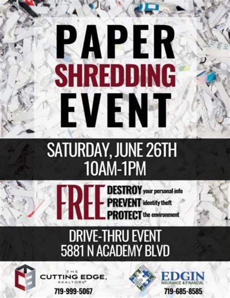 Free Document Shredding in Colorado Springs, CO