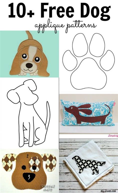 Free Dog Applique Patterns Dog Template Applique Patterns Free Applique Patterns