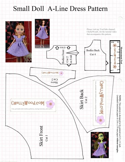 Free Doll Clothes Patterns – Free, printable doll …