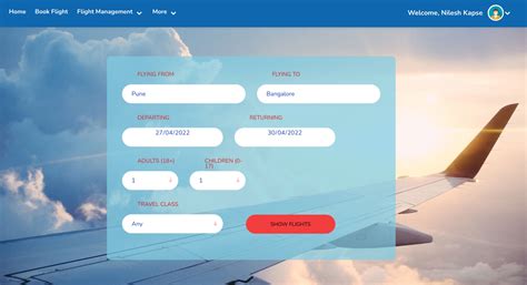 Free Download Airline Ticket Reservation System database Techringe