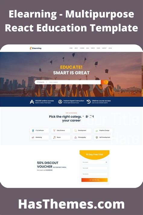 Free Download Elearning Multipurpose React Education Template Nulled Latest Version Downloader Zone