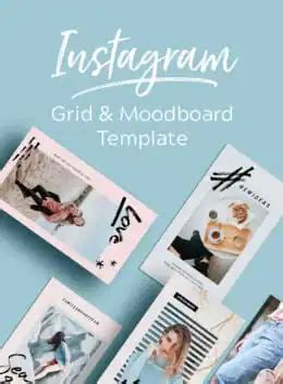 Free Download Instagram Grid Planner Moodboard Template Creative Market Blog